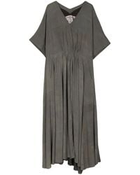 Ziggy Chen - Draped Silk Max Dress - Lyst