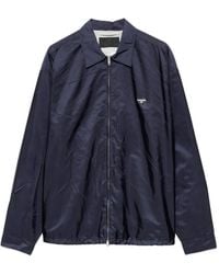 Prada - Sudadera Con Placa Del Logo Y Cremallera - Lyst