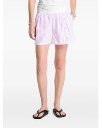 Nike - Striped Poplin Shorts - Lyst