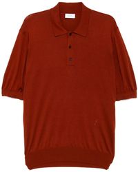 Ferragamo - Knitted Polo Shirt - Lyst