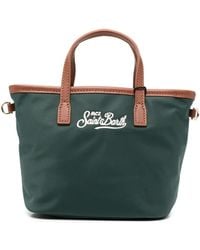 MC2 Saint Barth - Mini City Logo-Embroidered Tote Bag - Lyst