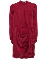 Zimmermann - Draped Mini Dress - Lyst