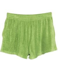 A.M.G - Short À Empiècement En Résille - Lyst
