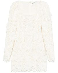 ROTATE BIRGER CHRISTENSEN - Vestido corto con encaje en 3D - Lyst
