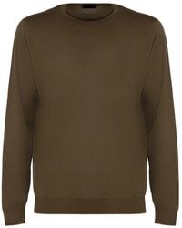 Drumohr - Ribbed Crew-Neck Sweatshirt - Lyst