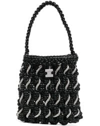 Yuzefi - Bolso shopper con detalle de cristales - Lyst