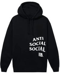 ANTI SOCIAL SOCIAL CLUB - Logo-Print Cotton Hoodie - Lyst