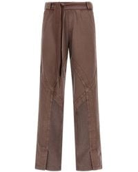 The Attico - Panelled Split Trousers - Lyst