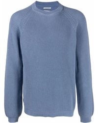 Woolrich - Ribbed-Knit Crew-Neck Jumper - Lyst