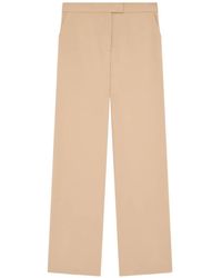 Lardini - Gabardine Straight-Leg Trousers - Lyst