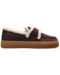 Inuikii - Shearling-Trim Loafers - Lyst