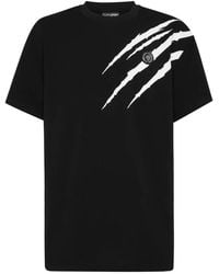 Philipp Plein - Regular T-Shirt Scratch - Lyst