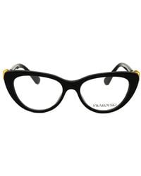 Swarovski - Crystal-Embellished Cat-Eye Glasses - Lyst