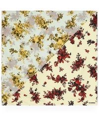 Jil Sander - Floral-Print Silk Scarf - Lyst