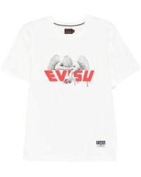 Evisu - Logo-Print T-Shirt - Lyst
