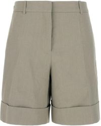 Jil Sander - Linen Shorts - Lyst