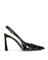 Chantal - Patent-Leather Transparent-Panel Pumps - Lyst