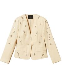 Twinset - Sequin-Embellished Blazer - Lyst