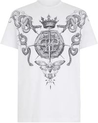 Philipp Plein - T-Shirt À Imprimé Tatouage - Lyst
