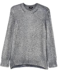 Avant Toi - Bouclé-Knit Crew-Neck Knitwear - Lyst