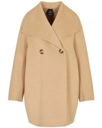 ARMANI EXCHANGE - Double-Breasted Coat - Lyst