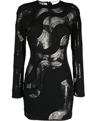 Stella McCartney - Makenzie Wave Lace-Insert Dress - Lyst