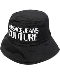 Versace - Fischerhut mit Logo-Prägung - Lyst