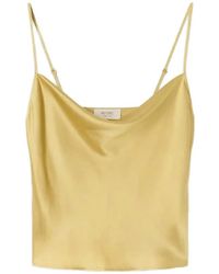 RETORI - Draped Silk Top - Lyst