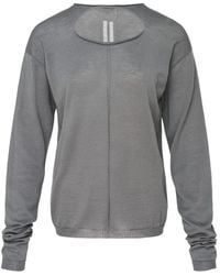 Rick Owens - Slashed Oversized Sweater - Lyst