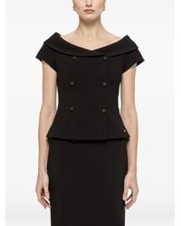 Nissa - Off-Shoulders Fitted Blazer - Lyst