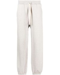 Jil Sander - Drawstring-waist Cotton Track Pants - Lyst