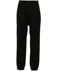 MSGM - Logo-embroidered Track Pants - Lyst