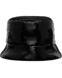 Prada - Logo-Embellished Sequined Bucket Hat - Lyst