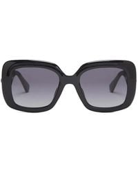Kurt Geiger - Quilted-Effect Eagle Sunglasses - Lyst