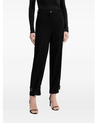 Sisley - Buckle-Hem Straight Trousers - Lyst