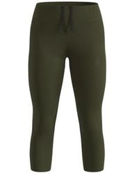 Odlo - Logo-Print Cropped Leggings - Lyst