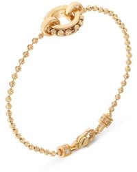 Officina Bernardi - 18kt Yellow Gold Dora Moon Diamond Bracelet - Lyst