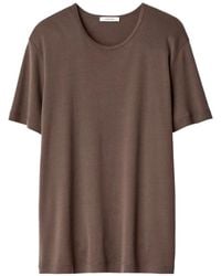 Lemaire - Scoop-Neck T-Shirt - Lyst
