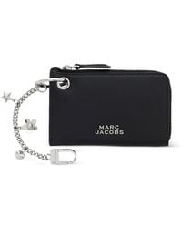 Marc Jacobs - Charm-Embellished Leather Wallet - Lyst
