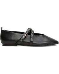 Tommy Hilfiger - Mary Janes Buckle Strap Ballet Flat - Lyst