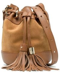 See By Chloé - Small Vicki Suede Bucket Bag - Lyst