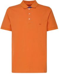 Fay - Polo En Coton À Logo Brodé - Lyst