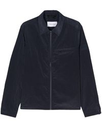 Calvin Klein - Crickle-texture Long-sleeve Jacket - Lyst