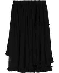 Noir Kei Ninomiya - Ruffled Layered Design Skirt - Lyst