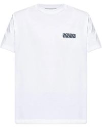 Iceberg - Logo-Appliqué T-Shirt - Lyst