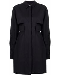 Givenchy - Graphic Cut-Out A-Line Shirt Dress - Lyst
