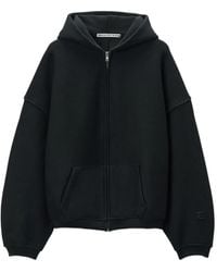 Alexander Wang - Puff Logo Zip-Up Hoodie - Lyst