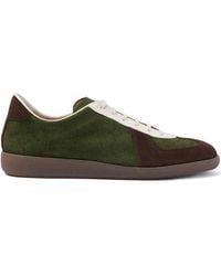SCAROSSO - Two-Tone Suede Sneakers - Lyst