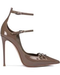 Le Silla - 120Mm Buckle-Strap Pointed-Toe Pumps - Lyst