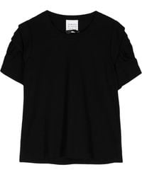 Edward Achour Paris - Round-Neck Cotton T-Shirt - Lyst